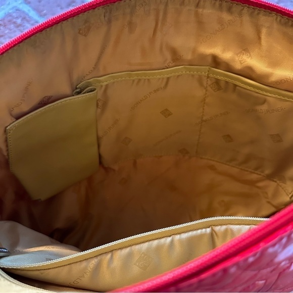 Donald J Pliner red & brown hobo bag - Picture 12 of 16